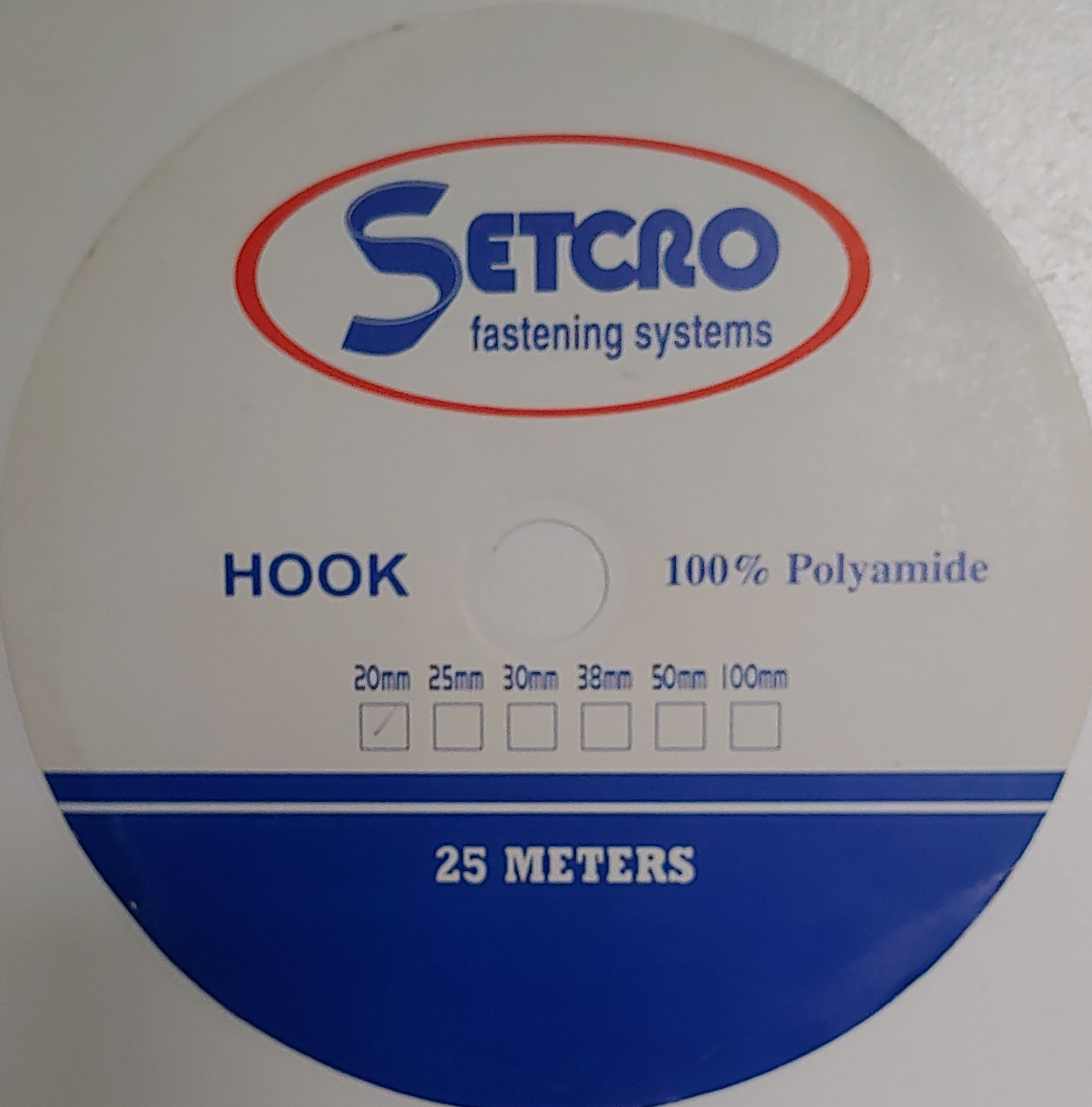 SELF ADHESIVE HOOK-LOOP: 1, 3/16” (30mm) Hook - Loop 